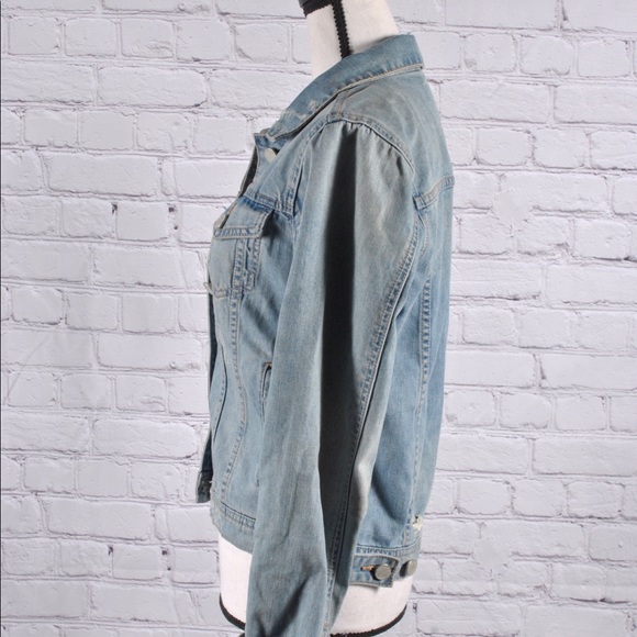 BLANKNYC Distressed Denim Jacket Sz S(4) - Picture 10 of 10